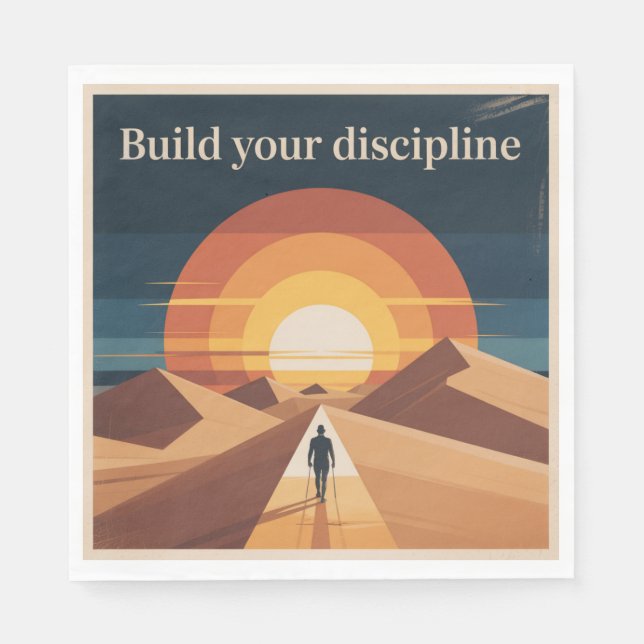Build Your Discipline Napkin (Front)