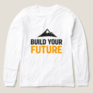 Build Your Future Minimalist Motivational Women's Tri-Blend Shirt