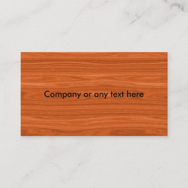 Build Your Own Business Card (Front)