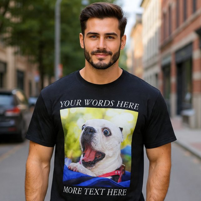 Build Your Own Photo and Text T-Shirt (Creator Uploaded)