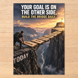 Build Your Success Bridge Acrylic Invitations