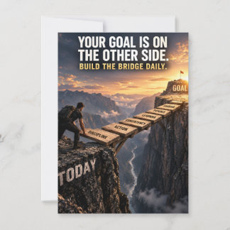 Build Your Success Bridge Card