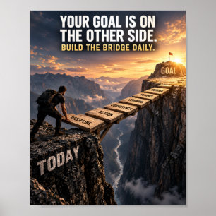 Build Your Success Bridge Poster