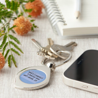 Build Yourself a Bridge - Metal Keychain