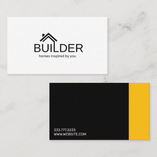 Builder Architect Interior Designer Business Card