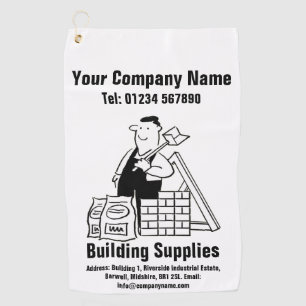 Builder Building Services Promotion Golf Towel