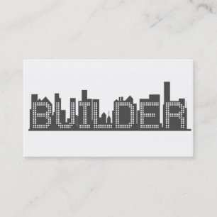 Builder Construction Business Card