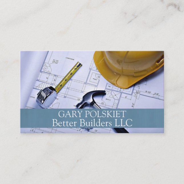Builder Construction Business Card (Front)