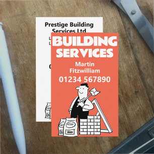 Builder, Home Repairs and Building Services Business Card
