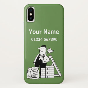 Builder Theme Cartoon Case-Mate iPhone Case