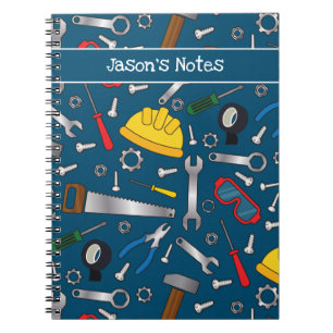 Builder various hand tools & gear notebook