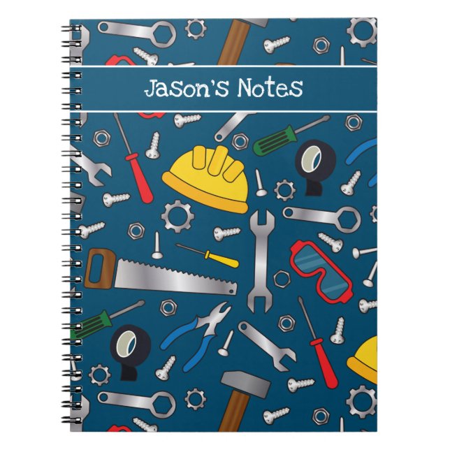 Builder various hand tools & gear notebook (Front)