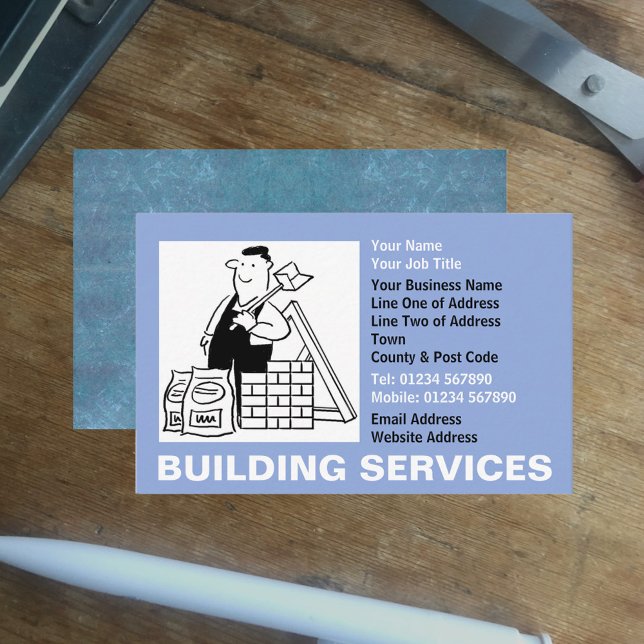 Builders & Building Services Business Card (Creator Uploaded)