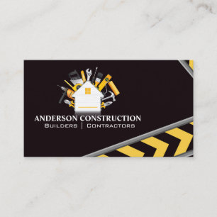 Builders Construction Home Renovation Business Card