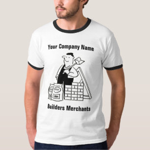 Builders Merchants Cartoon T-Shirt