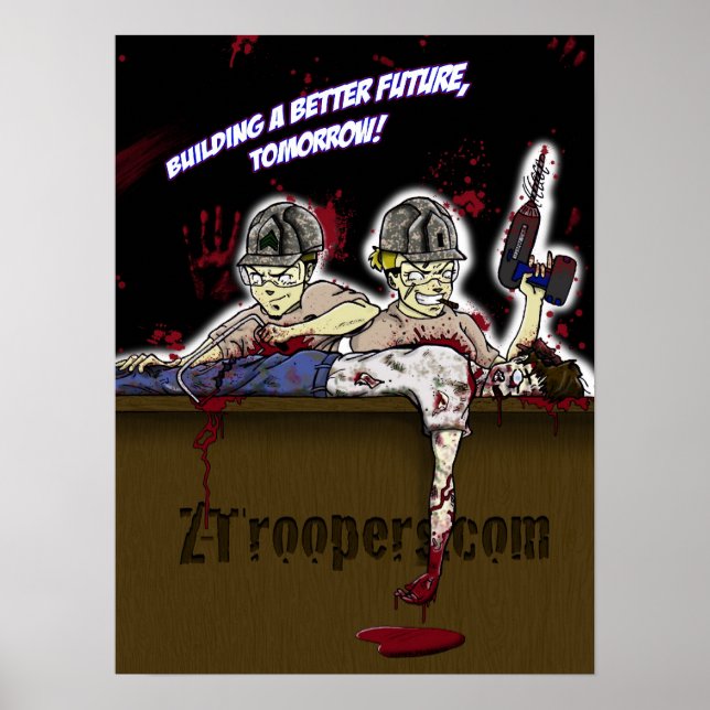 Building a better future, tomorrow! Poster (Front)