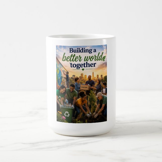 Building a Better World Together Coffee Mug (Center)