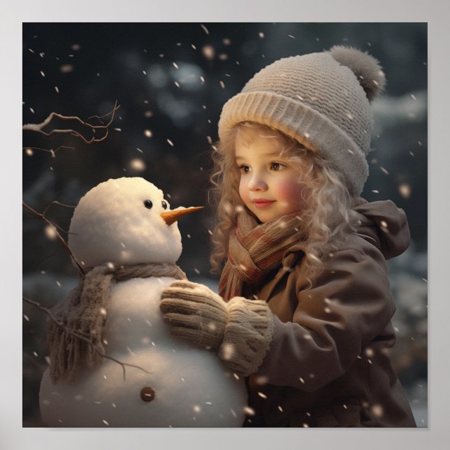 Building a Snowman Poster (Front)