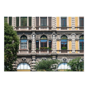 Building Art in Milano Photo Print