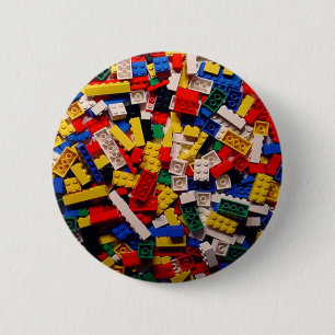 Building Blocks 6 Cm Round Badge