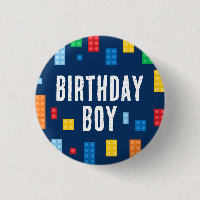 Building Blocks Birthday Boy