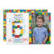 Building Blocks Birthday Bricks 6 years Invitation