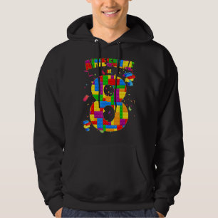 Building Blocks Bricks Awesome At 8 Years Old Birt Hoodie