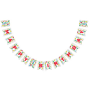 "Building Blocks" Bunting Banner