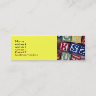 Building Blocks Business Card