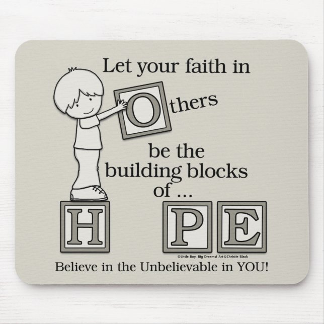 Building Blocks of HOPE Mouse Pad (Front)