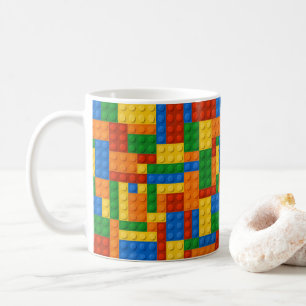Building Blocks Pattern skin Toy Play Bricks Coffee Mug