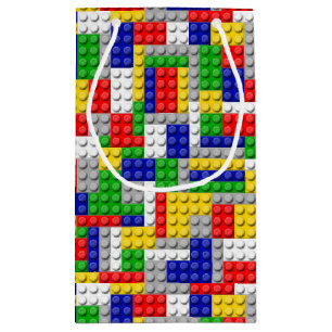 Building Blocks Primary Colour Boy's Small Gift Bag