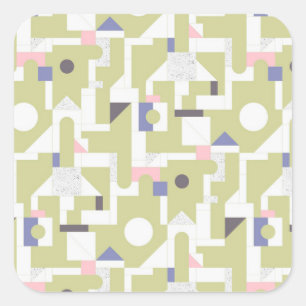 Building Blocks Square Sticker