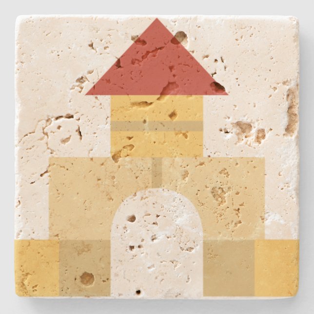 building blocks stone coaster (Front)