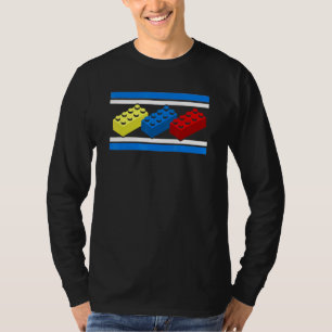 Building Bricks Blocks Master Builder Engineer Con T-Shirt