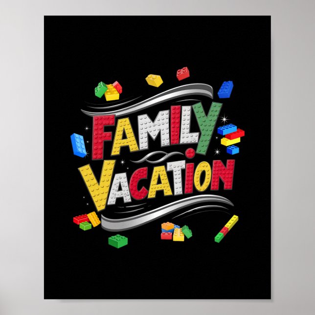 Building Bricks Family Vacation Matching Master Bu Poster (Front)