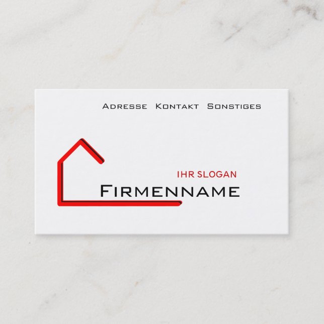building business card (Front)