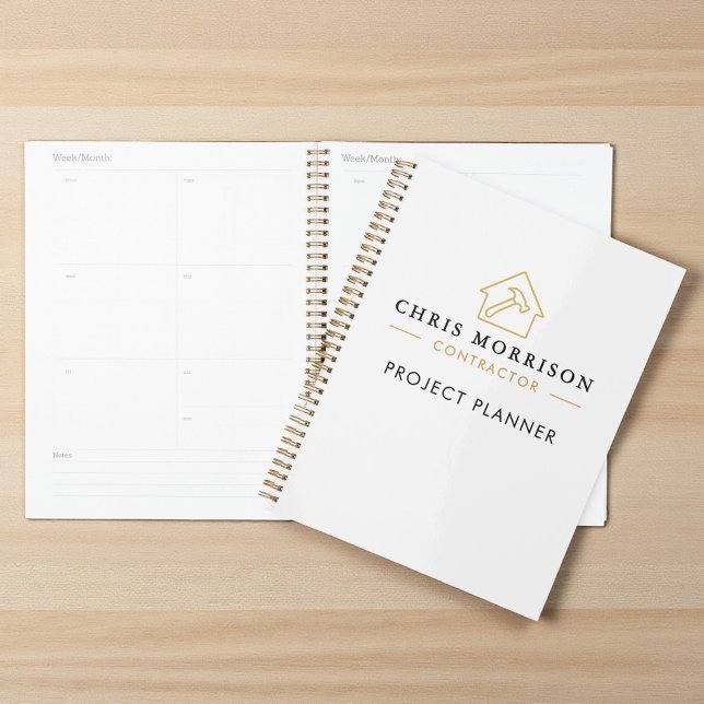 Building Construction White Gold Project Planner (Creator Uploaded)