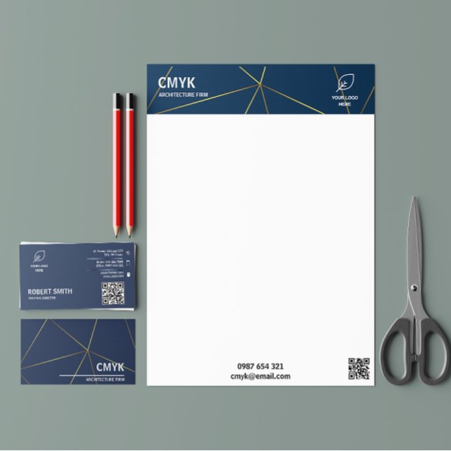 Building Contractor Elegant Branding Dark Custom Letterhead (Building Contractor Elegant Branding Dark Letterhead)