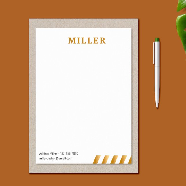 Building Contractor White Professional Office  Custom Letterhead (Building Contractor White Professional Office Letterhead)