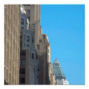 Building facades Manhattan New York City USA Photo Print