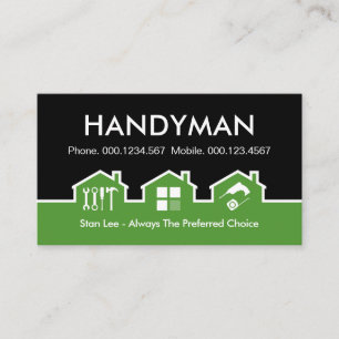 Building House Handyman Repair Tools Business Card