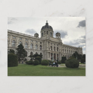 Building in the Museum Quarter in Vienna Postcard