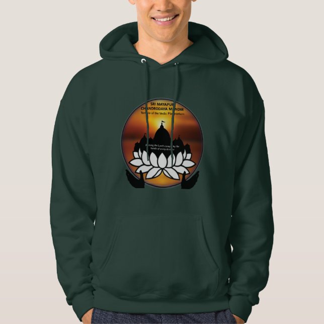Building Lord Caitanya's Temple Hoodie (Front)
