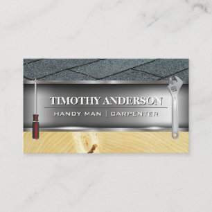 Building Material   Construction Tools Business Card
