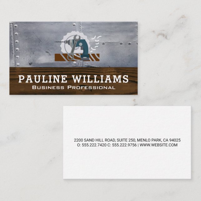 Building Material | Power Tools Business Card (Front/Back)