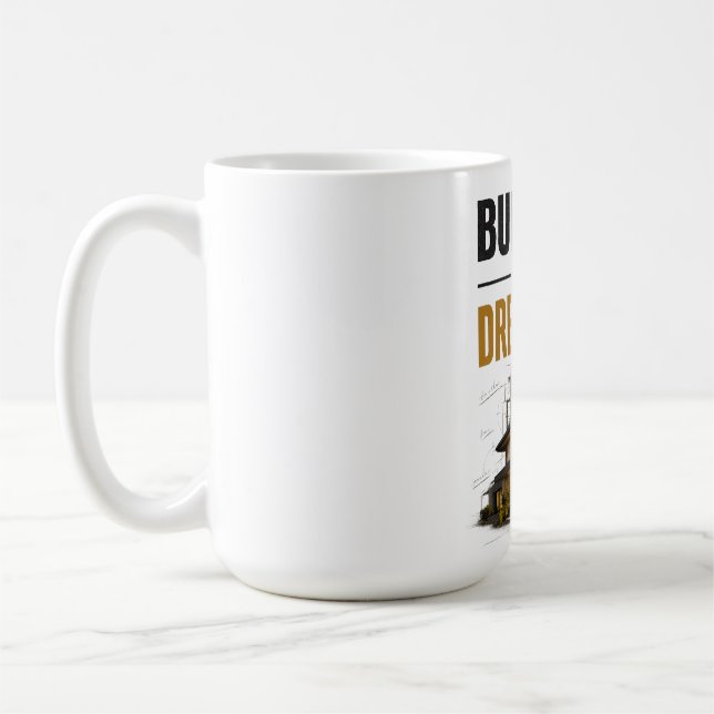Building My Dream Life – Progress Over Perfection  Coffee Mug (Left)