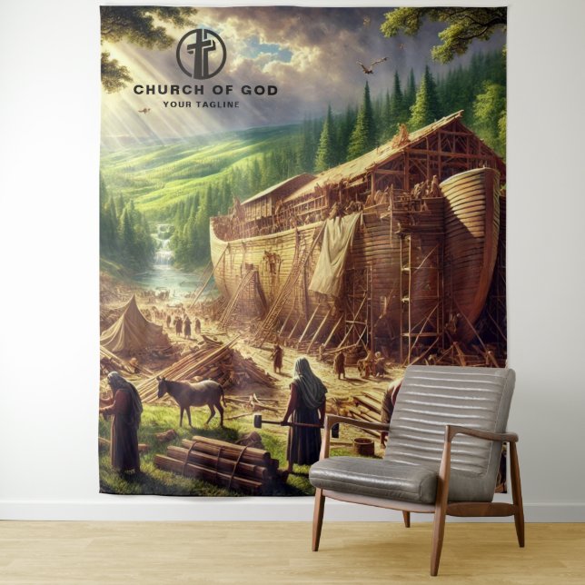 Building Noah's Ark Tapestry (In Situ)