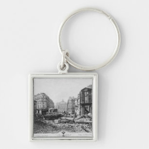 Building of Avenue de l'Opera 2 Key Ring