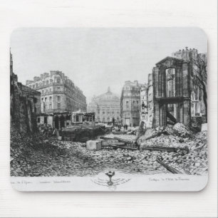 Building of Avenue de l'Opera 2 Mouse Pad